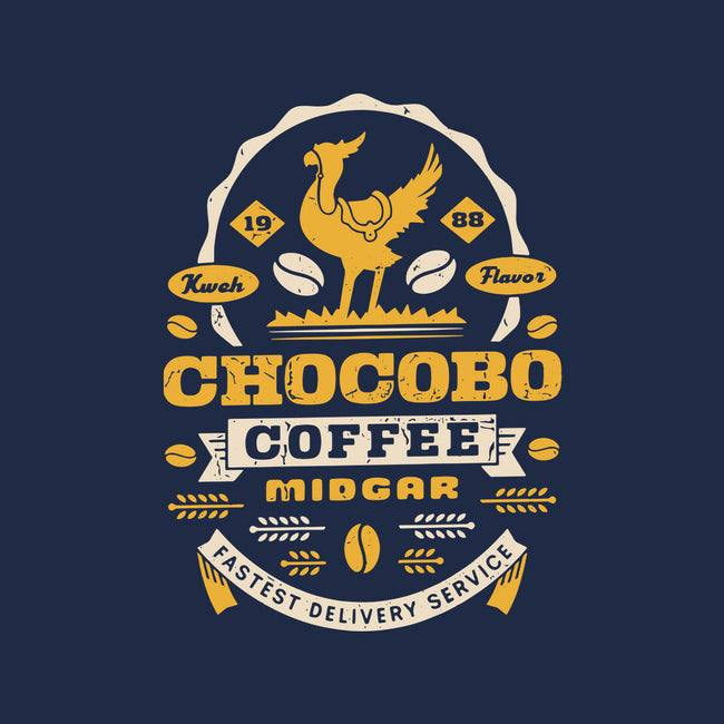 Chocobo Coffee Grunge-Womens-V-Neck-Tee-LAGELANTEE