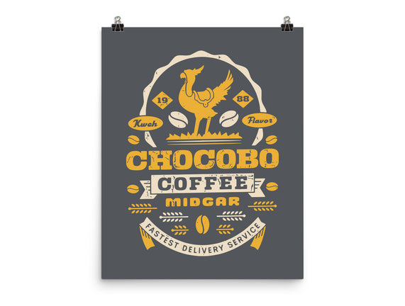 Chocobo Coffee Grunge