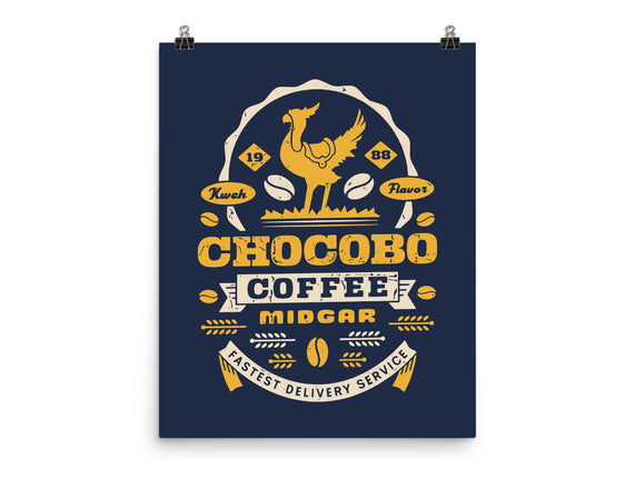 Chocobo Coffee Grunge