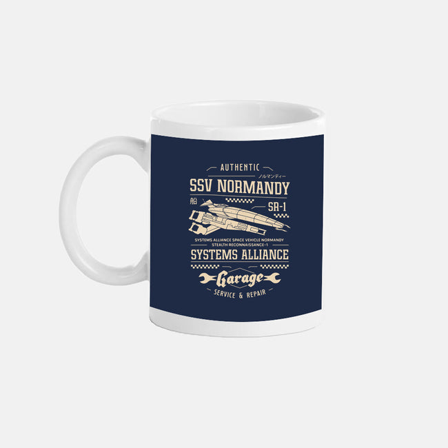 SSV Normandy Garage-None-Mug-Drinkware-LAGELANTEE