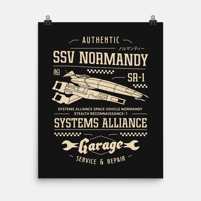 SSV Normandy Garage-None-Matte-Poster-LAGELANTEE