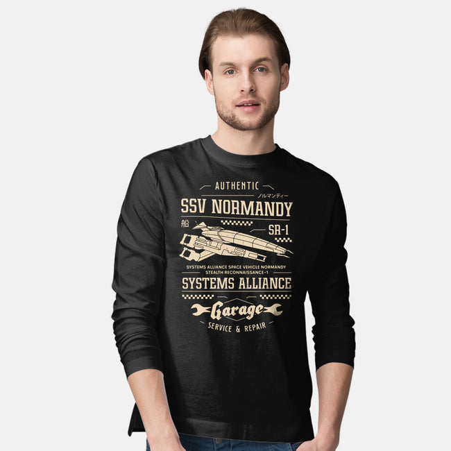 SSV Normandy Garage-Mens-Long Sleeved-Tee-LAGELANTEE