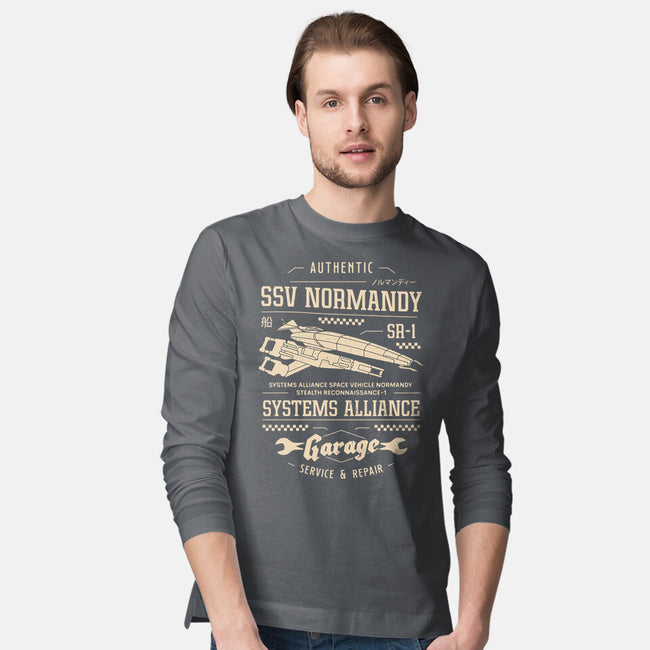 SSV Normandy Garage-Mens-Long Sleeved-Tee-LAGELANTEE