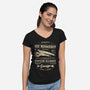 SSV Normandy Garage-Womens-V-Neck-Tee-LAGELANTEE