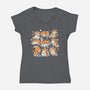 Always Cats-Womens-V-Neck-Tee-Freecheese