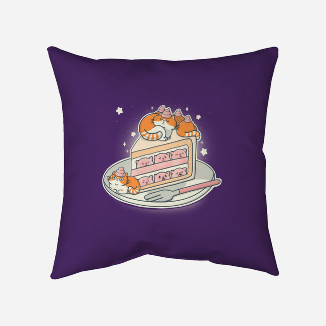 Kitty Cake-None-Removable Cover w Insert-Throw Pillow-Freecheese