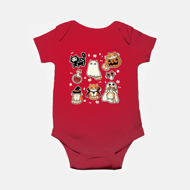 Meow Halloween-Baby-Basic-Onesie-Freecheese