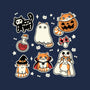 Meow Halloween-Mens-Long Sleeved-Tee-Freecheese