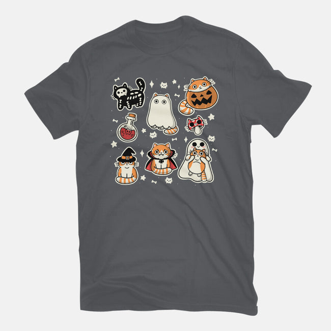 Meow Halloween-Mens-Heavyweight-Tee-Freecheese