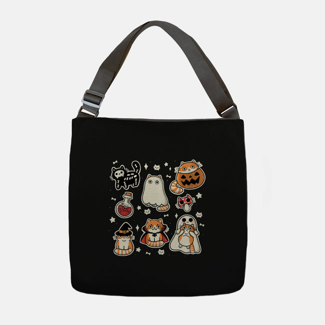 Meow Halloween-None-Adjustable Tote-Bag-Freecheese