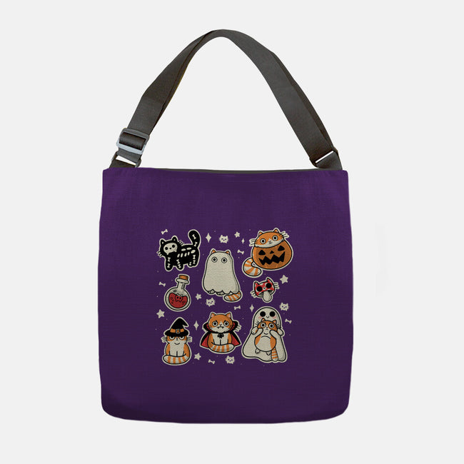 Meow Halloween-None-Adjustable Tote-Bag-Freecheese