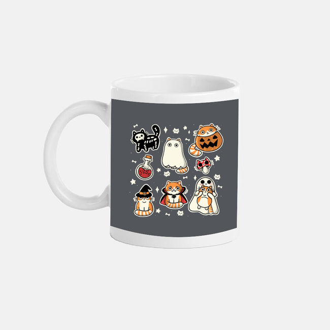 Meow Halloween-None-Mug-Drinkware-Freecheese