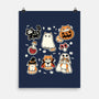 Meow Halloween-None-Matte-Poster-Freecheese