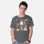 Meow Halloween-Mens-Basic-Tee-Freecheese