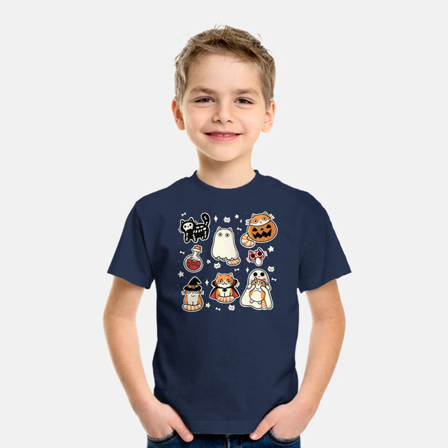 Meow Halloween-Youth-Basic-Tee-Freecheese