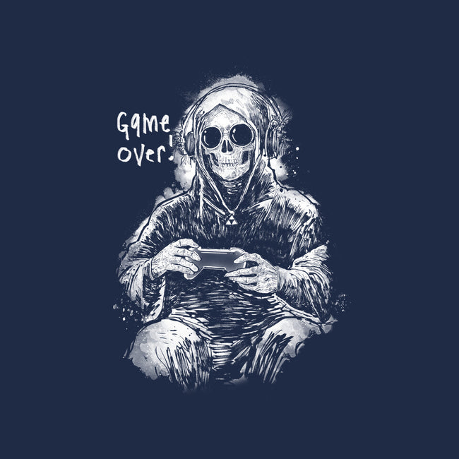 Game Over Reaper-Womens-V-Neck-Tee-kharmazero