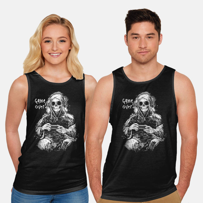 Game Over Reaper-Unisex-Basic-Tank-kharmazero