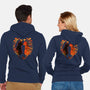 Cats In Fall-Unisex-Zip-Up-Sweatshirt-kharmazero