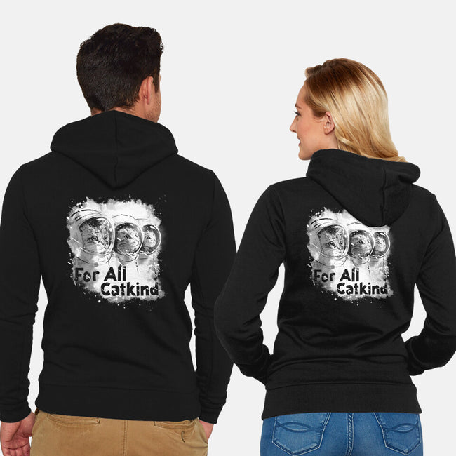 For All Catkind-Unisex-Zip-Up-Sweatshirt-kharmazero