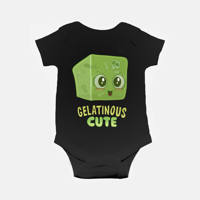 Gelatinous Cute-Baby-Basic-Onesie-queenmob