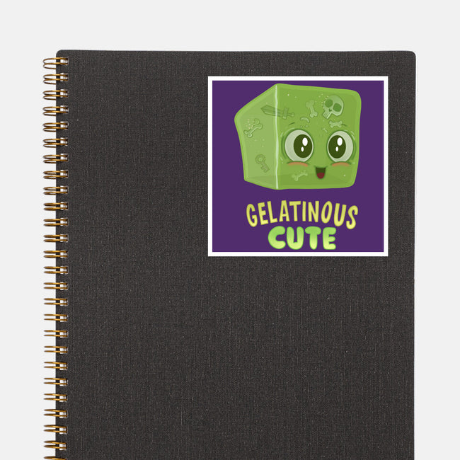 Gelatinous Cute-None-Glossy-Sticker-queenmob