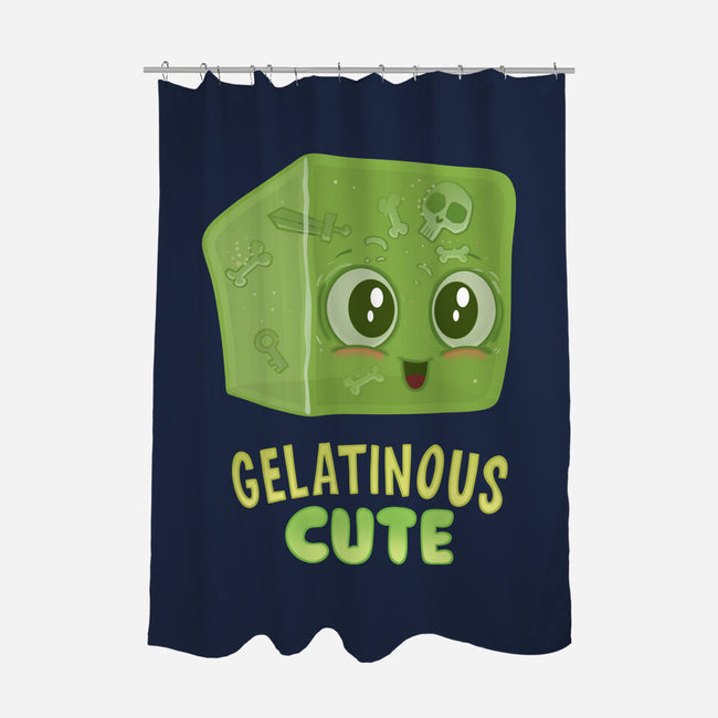 Gelatinous Cute-None-Polyester-Shower Curtain-queenmob