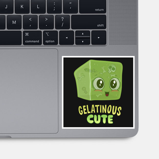 Gelatinous Cute-None-Glossy-Sticker-queenmob