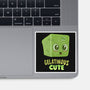 Gelatinous Cute-None-Glossy-Sticker-queenmob