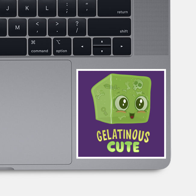 Gelatinous Cute-None-Glossy-Sticker-queenmob