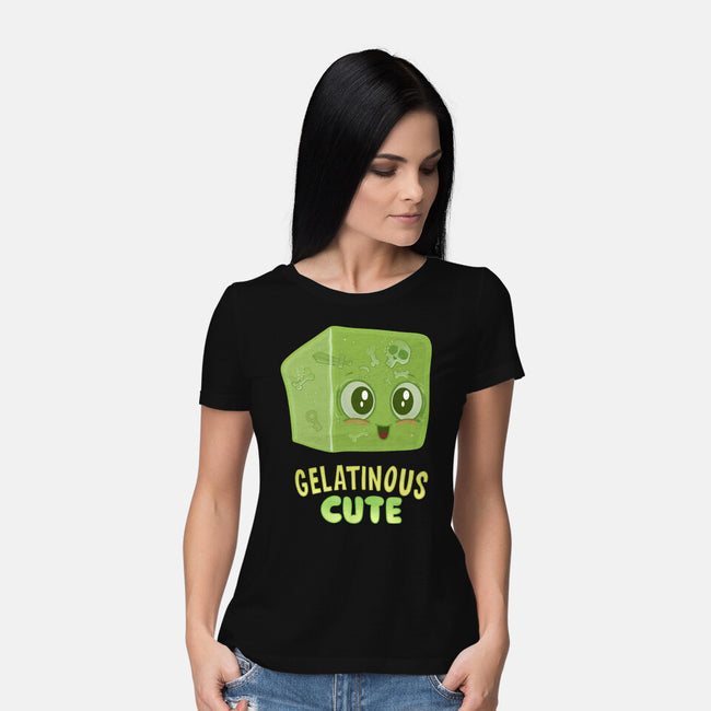 Gelatinous Cute-Womens-Basic-Tee-queenmob