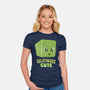 Gelatinous Cute-Womens-Fitted-Tee-queenmob