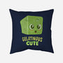 Gelatinous Cute-None-Removable Cover w Insert-Throw Pillow-queenmob