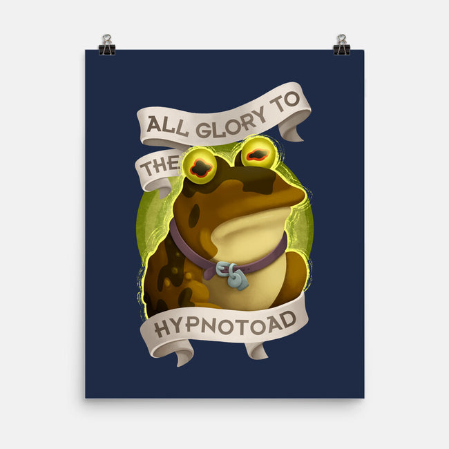 All Glory To The Hypnotoad-None-Matte-Poster-ChristaDoodles