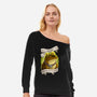 All Glory To The Hypnotoad-Womens-Off Shoulder-Sweatshirt-ChristaDoodles