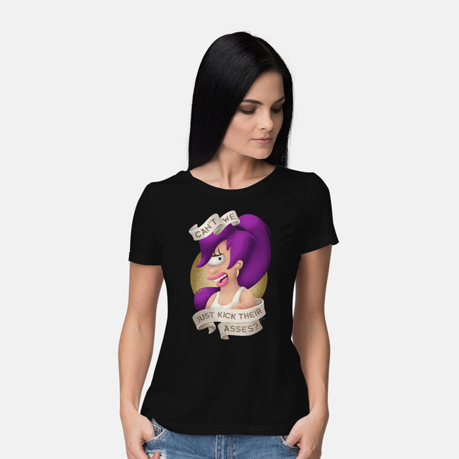 Can’t We Just-Womens-Basic-Tee-ChristaDoodles