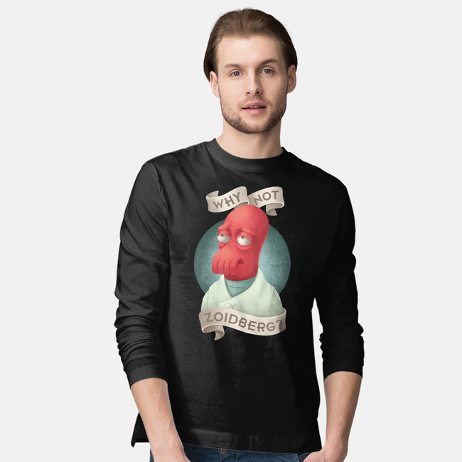 Why Not Zoidberg-Mens-Long Sleeved-Tee-ChristaDoodles