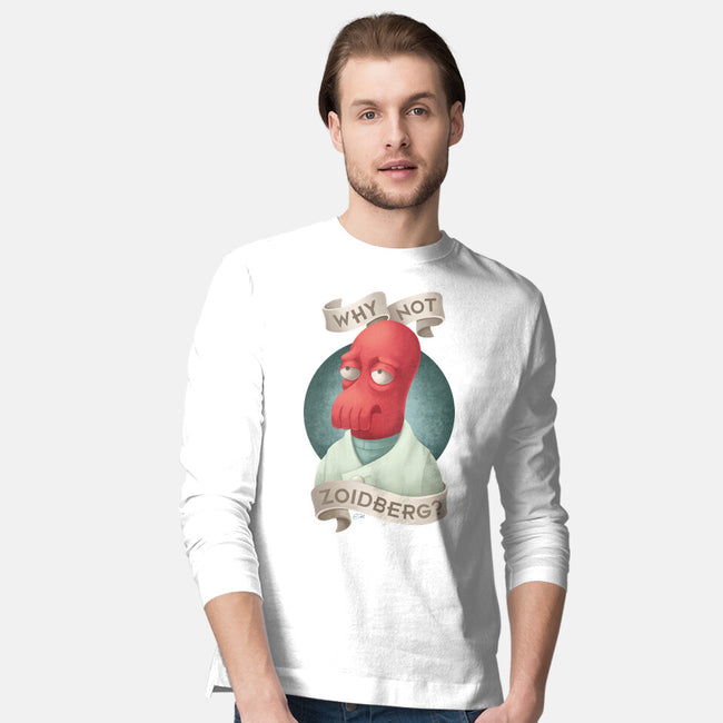 Why Not Zoidberg-Mens-Long Sleeved-Tee-ChristaDoodles