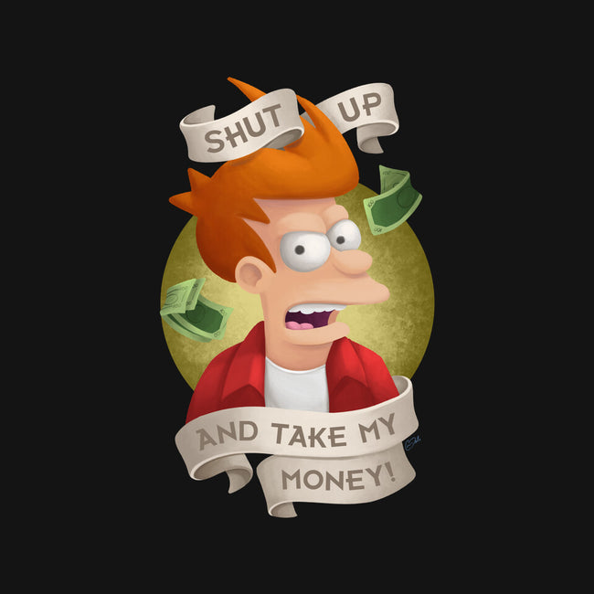 Shut Up And Take My Money-None-Fleece-Blanket-ChristaDoodles