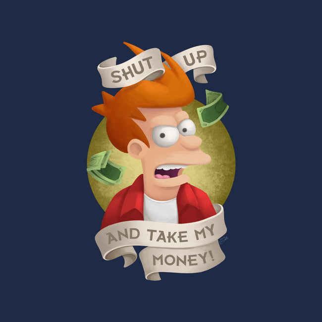 Shut Up And Take My Money-None-Removable Cover w Insert-Throw Pillow-ChristaDoodles