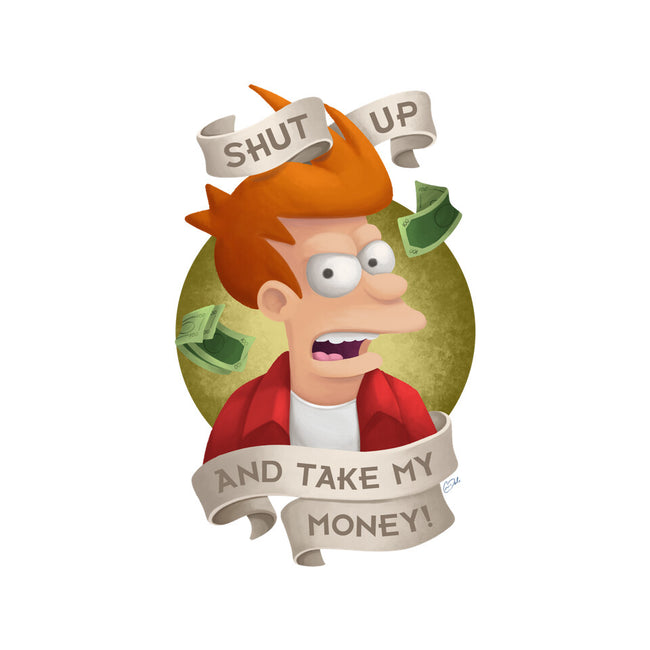 Shut Up And Take My Money-None-Fleece-Blanket-ChristaDoodles