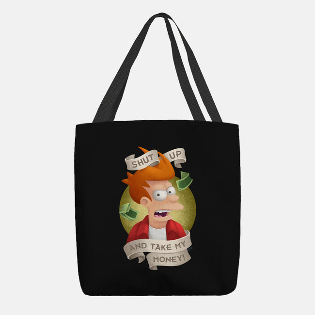 Shut Up And Take My Money-None-Basic Tote-Bag-ChristaDoodles