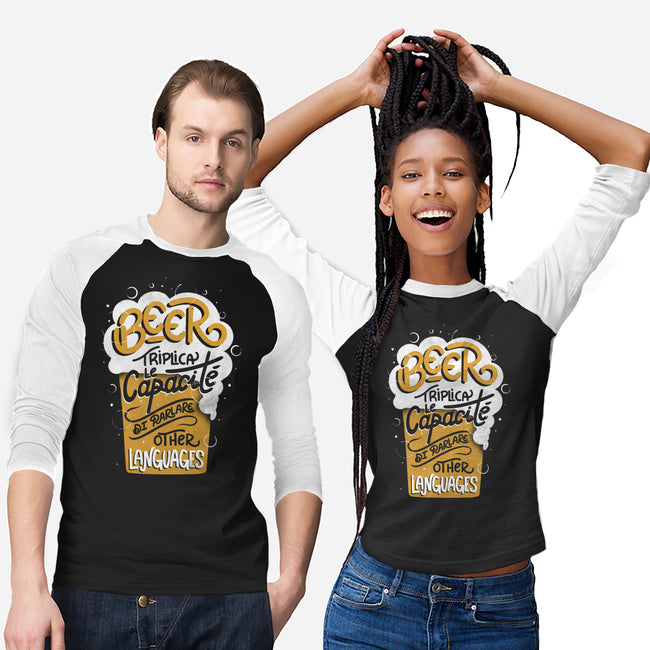 Beer Triplica-Unisex-Baseball-Tee-tobefonseca