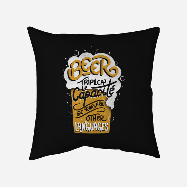 Beer Triplica-None-Removable Cover w Insert-Throw Pillow-tobefonseca