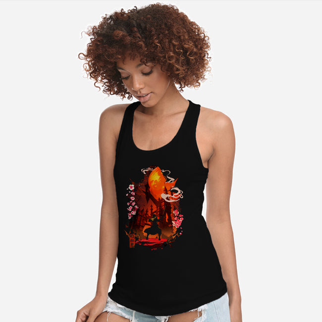 Children Of The Night-Womens-Racerback-Tank-Arinesart