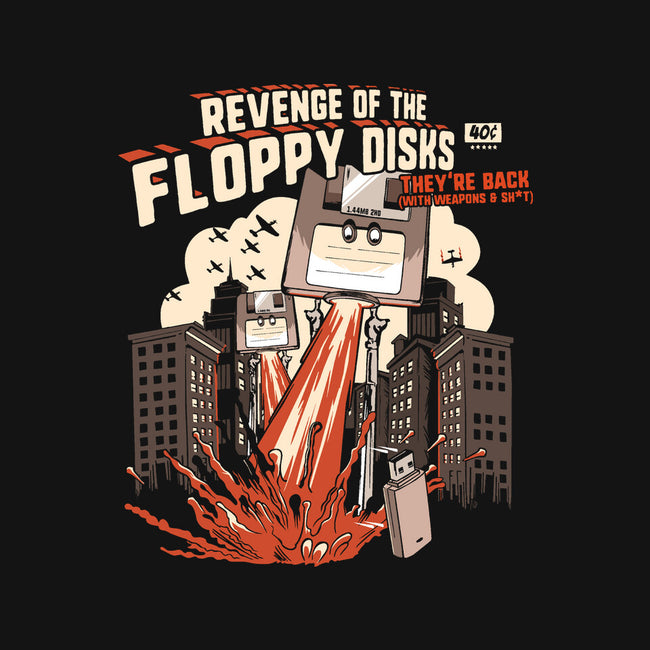 Revenge Of The Floppy Disks-None-Fleece-Blanket-NerdShizzle