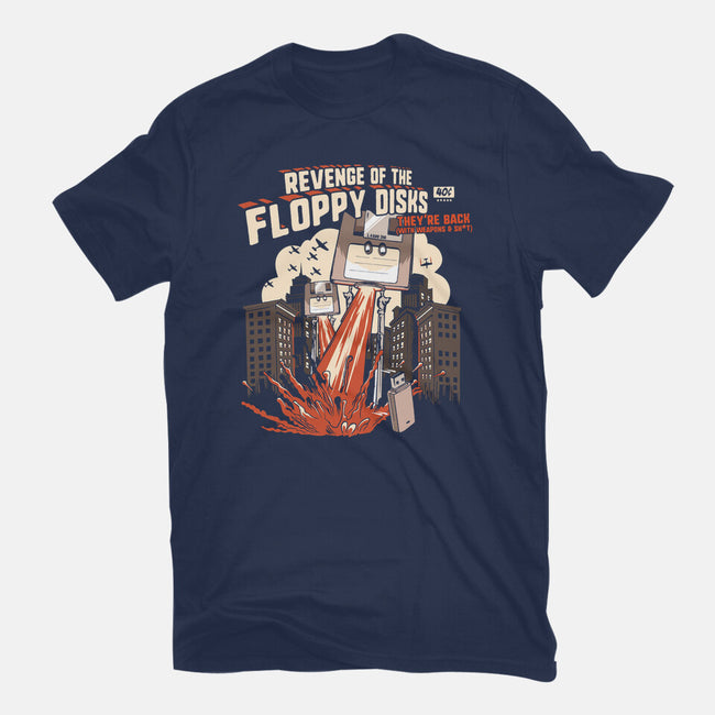 Revenge Of The Floppy Disks-Mens-Heavyweight-Tee-NerdShizzle