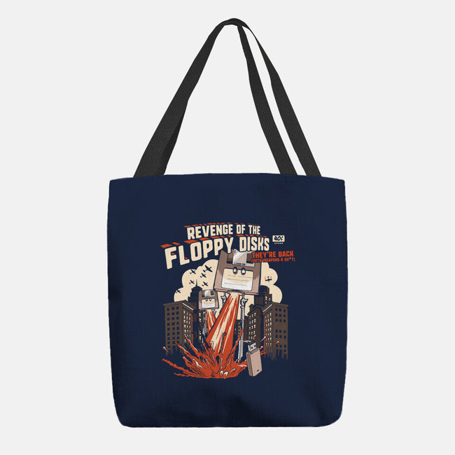 Revenge Of The Floppy Disks-None-Basic Tote-Bag-NerdShizzle