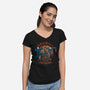 Slasher Force-Womens-V-Neck-Tee-pigboom