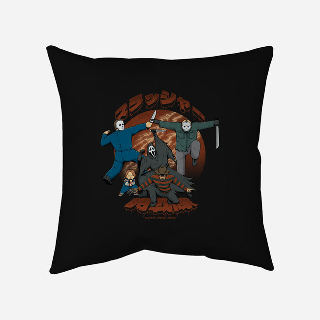 Slasher Force-None-Removable Cover w Insert-Throw Pillow-pigboom