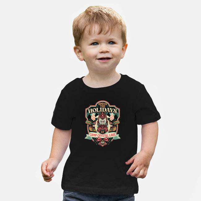 Holiday Camp-Baby-Basic-Tee-glitchygorilla